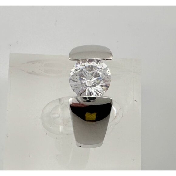 Shimmering and Beautiful 2.00 Carat DiamondLite Solitaire Ring  - Sterling Size - Picture 13 of 16